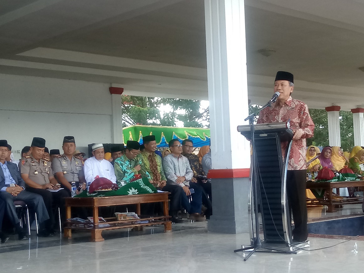 MOMENTUM: Syafiq Mughni, Ketua PP Muhammadiyah, di Passimaturukang Jeneponto, Sulsel. (foto: ist)