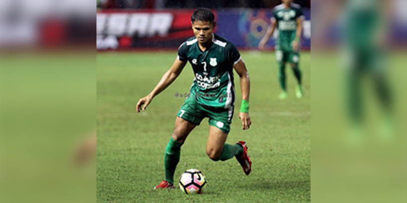 Penyerang PSMS Medan, Dimas Drajad.
