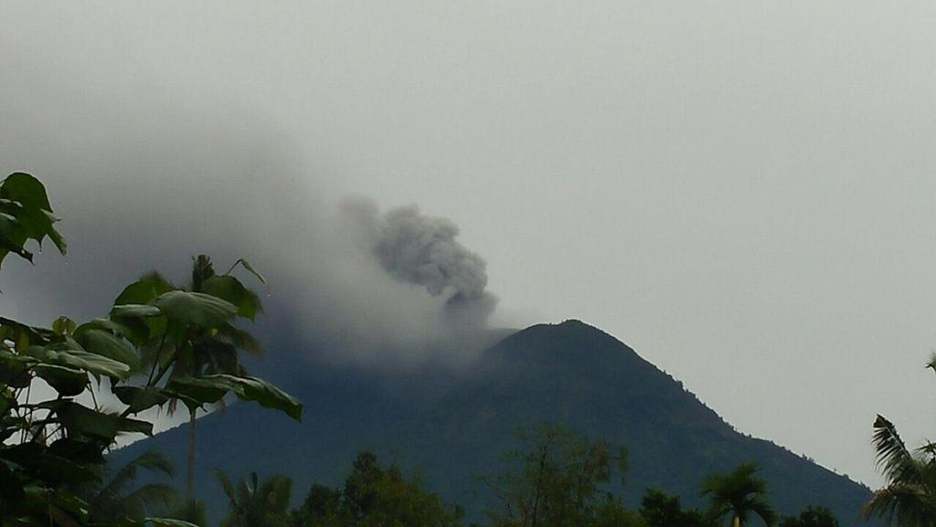 Gunung Agung, Karangasem, Bali. (Foto:Antara)