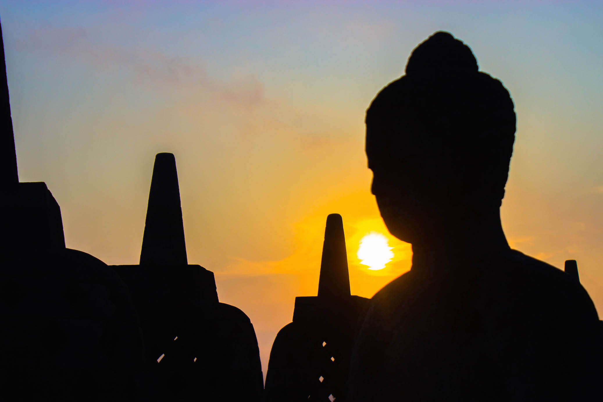 Sunrise di Borobudur. Foto:Istimewa