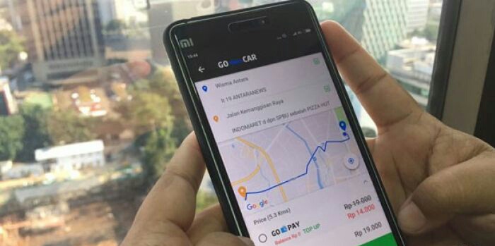 GO-JEK akuisisi tiga perusahaan start -up keuangan. (Foto: Antara)