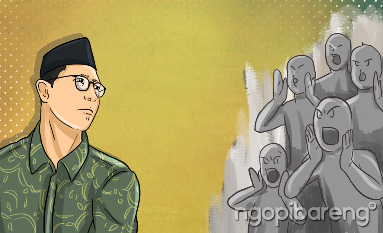 Ilustrasi: Menteri Agama Lukman Hakim Saifuddin. (Faizal Ach/ngopibareng.id)