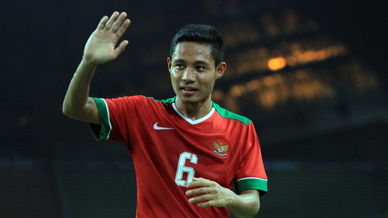 Evan Dimas saat berseragam Timnas Indonesia. foto;ist