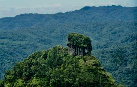 MAGIS: Puncak bukit Widosari yang tidak kalah magis dibandingkan dengan puncak Suroloyo.