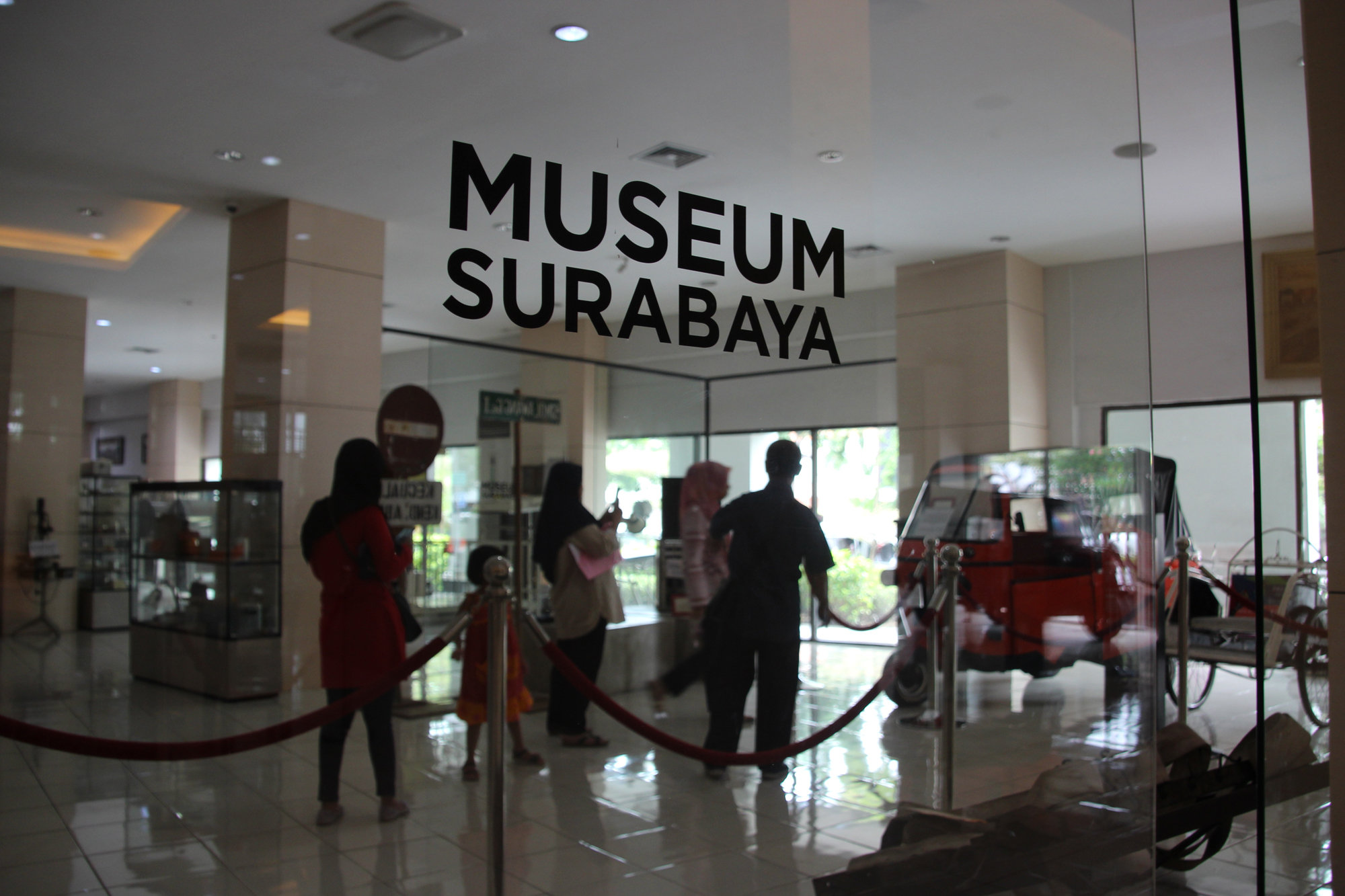 Kondisi Museum Surabaya yang berada di dalam Gedung SIOLA. (Foto: farid)