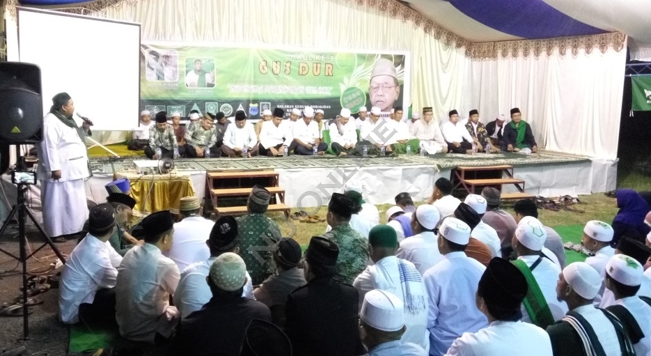 HAUL: Nahdliyin Kota Kotamobagu, Sulawesi Utara, misalnya, menggelar Haul ke-8 KH Abdurrahman Wahid (Gus Dur) di Gedung Adat Bobakidan, Kotamobagu, Sulawesi Utara. (foto:no-online)