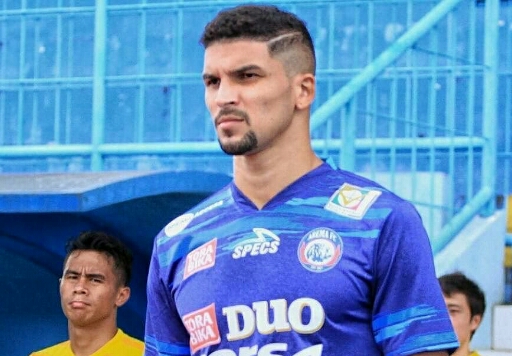 Arthur Cunha kembali memperkuat Arema musim depan.foto;wearema