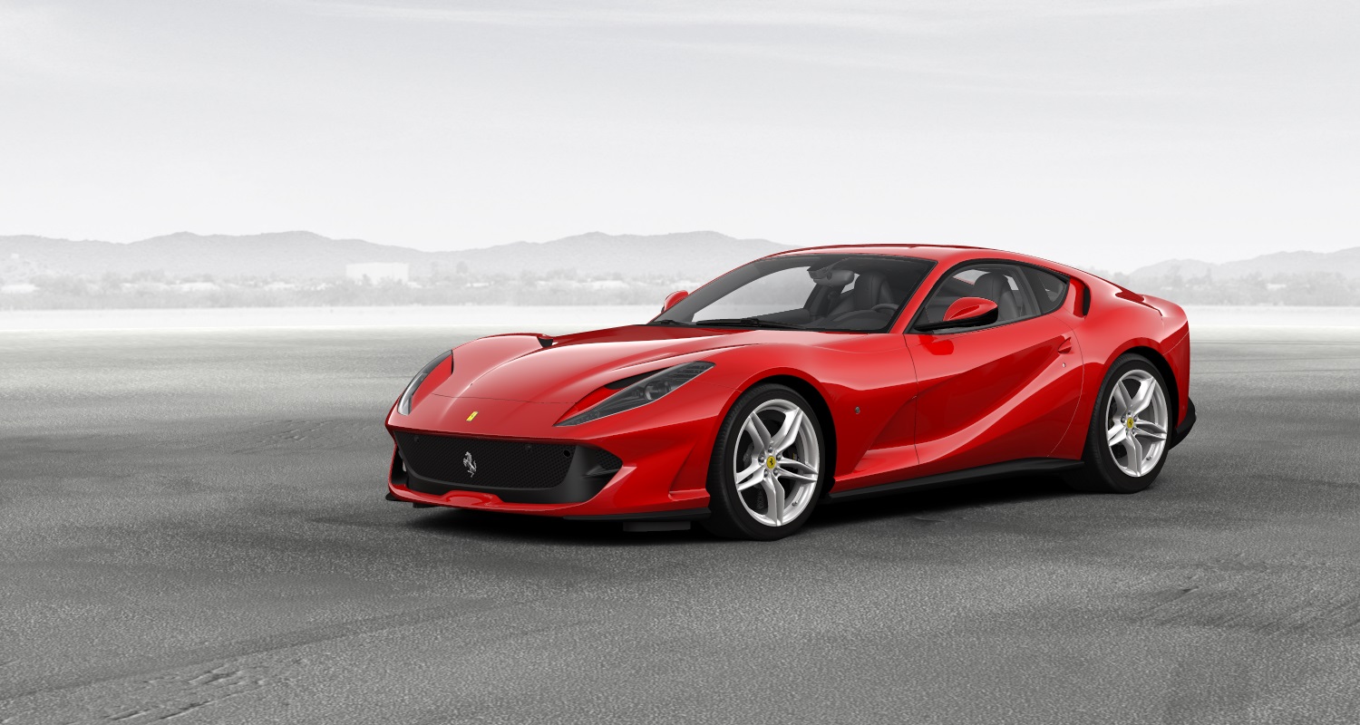 Warna kebangsaan Ferarri begitu dominan di varian 812 Superfast 