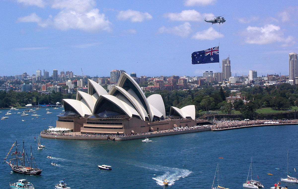 MODERN: Gedung Opera Sidney, simbol kemajuan Australia yang dulu jadi pembuangan kriminal Inggris.