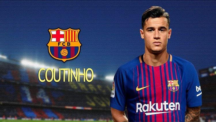 Ilustrasi Coutinho berbaju Barcelona sudah menyebar di berbagai media internasional. foto;thesun 