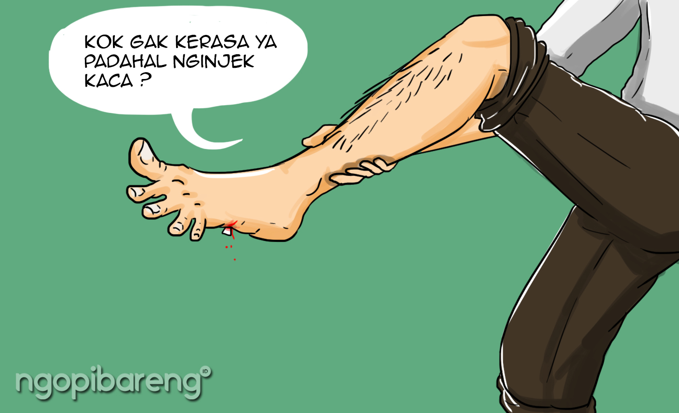 illustrasi kebas dikaki (faizalachh/ngopibareng.id)