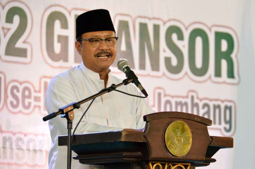 Pasangan Saifullah Yusuf (Gus Ipul)-Abdullah Azwar Anas. (Foto : ngopibareng.id)