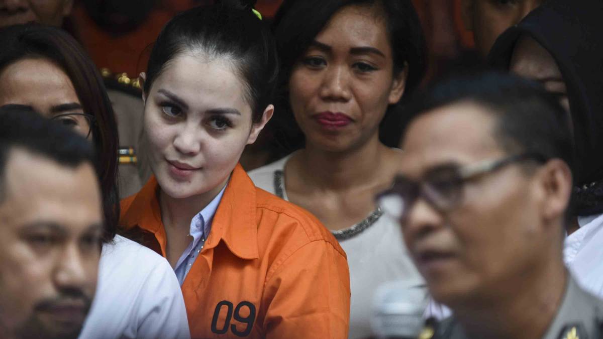 Jennifer Dunn diamankan polisi karena narkoba. (Foto: Antara)