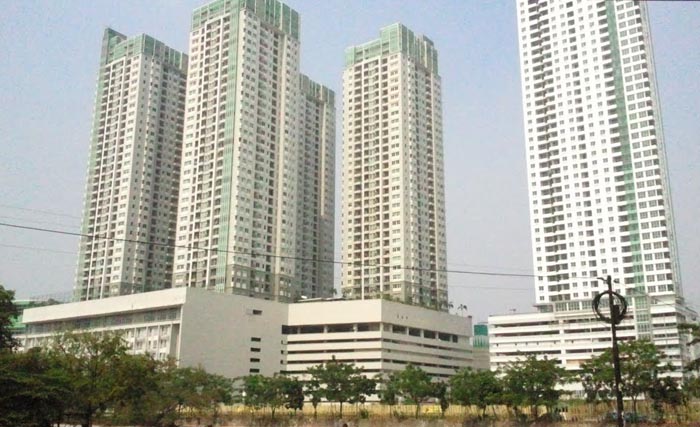 Apartemen Thamrin City, di kawasan Tanah Abang Jakarta, tempat korban jatuh dan meninggal hari ini, Senin 8 Januari. (foto: dok apartemen)