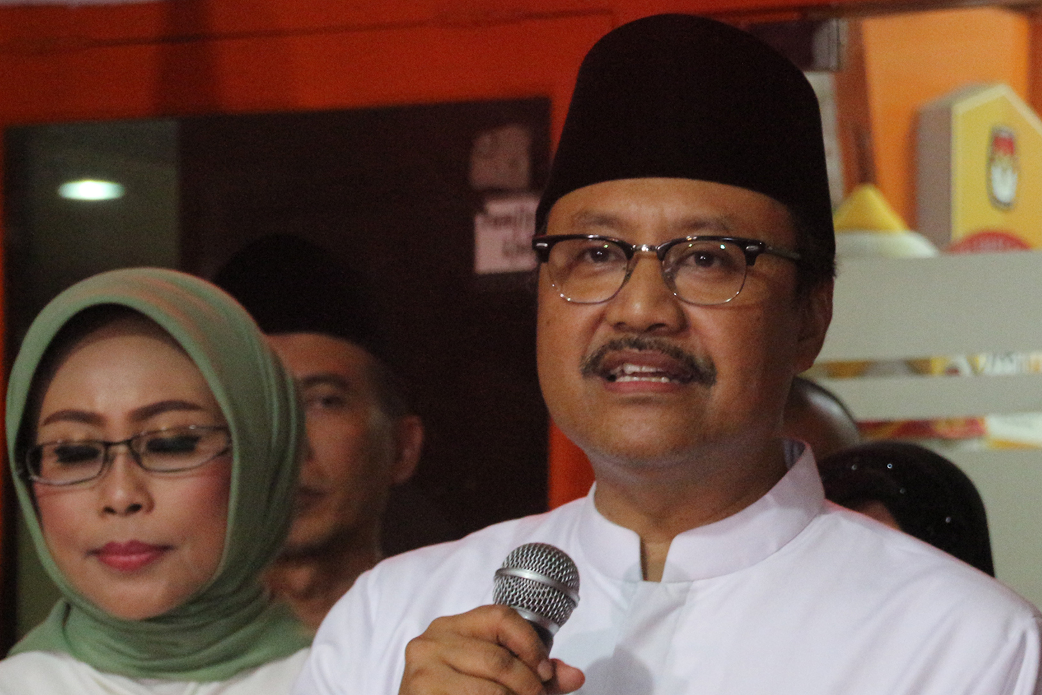 Calon Gubernur Jawa Timur Saifullah Yusuf (Gus Ipul). foto;hrs/ngopibareng.id 