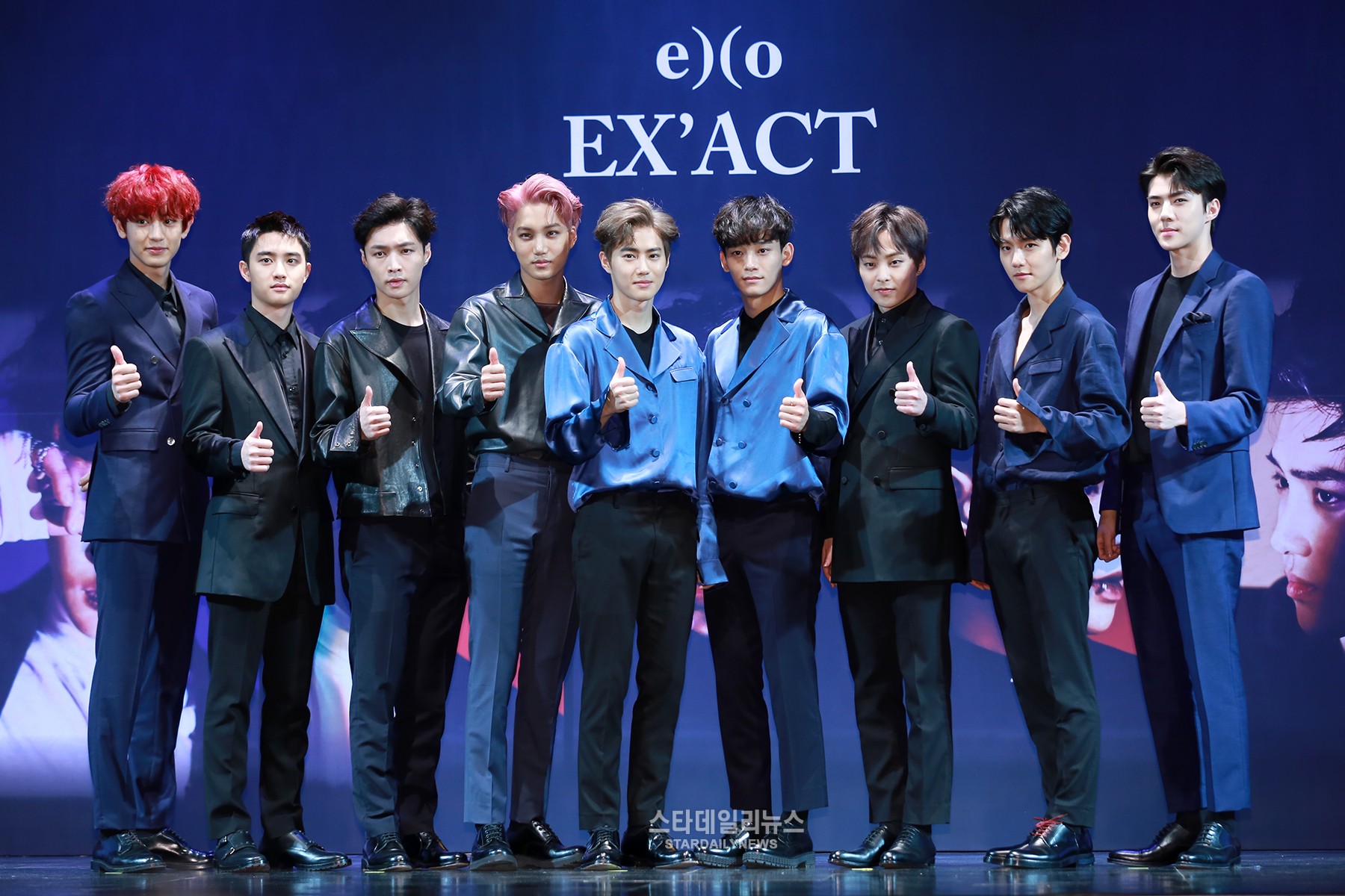 Para member dari boyband Korea, EXO. (foto : Soompi)