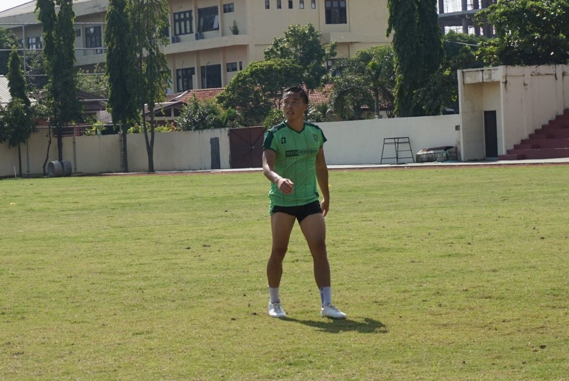 Arthur Irawan salah satu pemain magang Persebaya. (foto: hrs/ngopibareng)