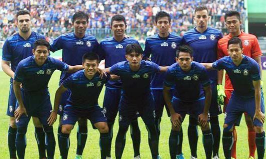 Skuar baru Arema menebar ancaman setelah menang atas Barito dalam laga ujicoba di Stadion Gajayana, sore tadi. foto:ngopibareng.id