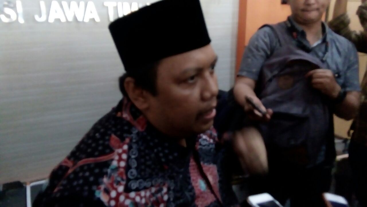 Ketua Bawaslu Jatim, Moh. Amin. (Foto: Farid/ngopibareng.id)