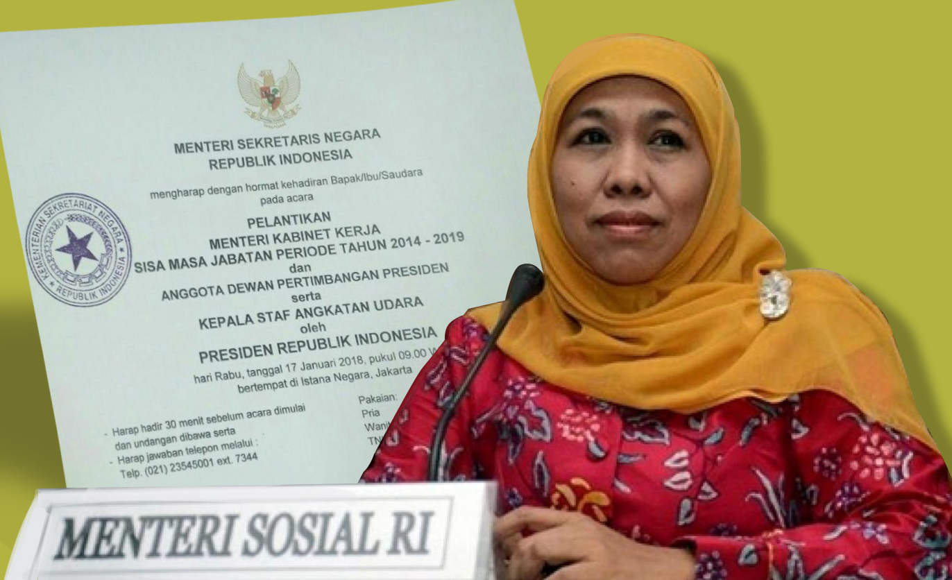 Undangan reshuffle kabinet yang beredar di media sosial pagi ini. (Foto: Dokumentasi)