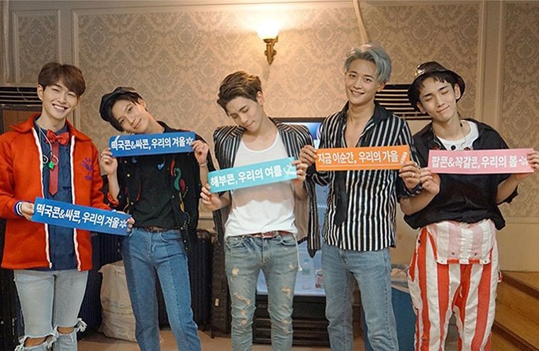 Postingan foto Key bersama member SHINee lainnya. (Instagram @bumkeyk)