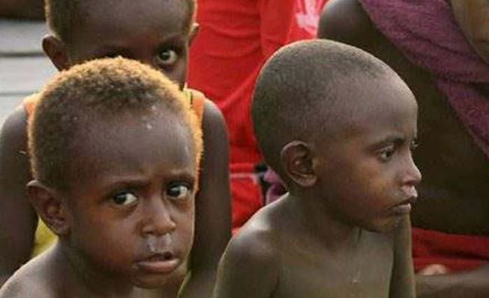 Anak-anak Asmat di Kabupaten Asmat, Papua. (foto: dokumen line-today)