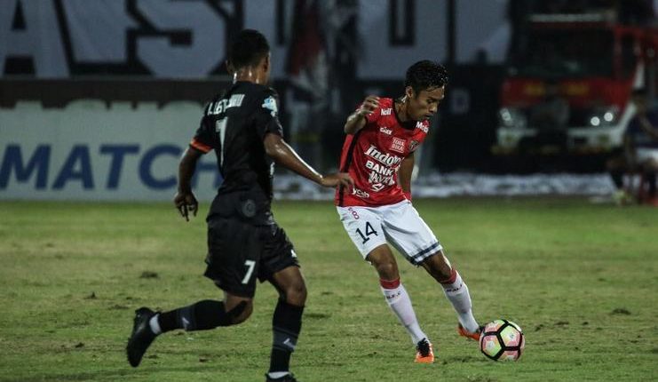 Pemain Bali United, Fadil Sausu membuat nama Indonesia mendunia berkat gol indahnya di Liga Champions Asia. 