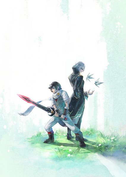 visual game dari Lost Sphear yang memperlihatkan sang tokoh utama
