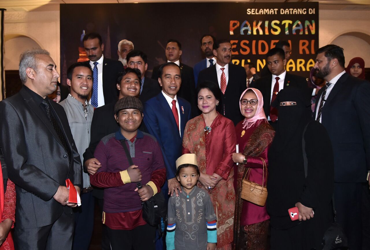 Presiden Jokowi di Pakistan siang ini, Jumat, 26 Januari 2018. (Foto: Biro Pers Setpres)