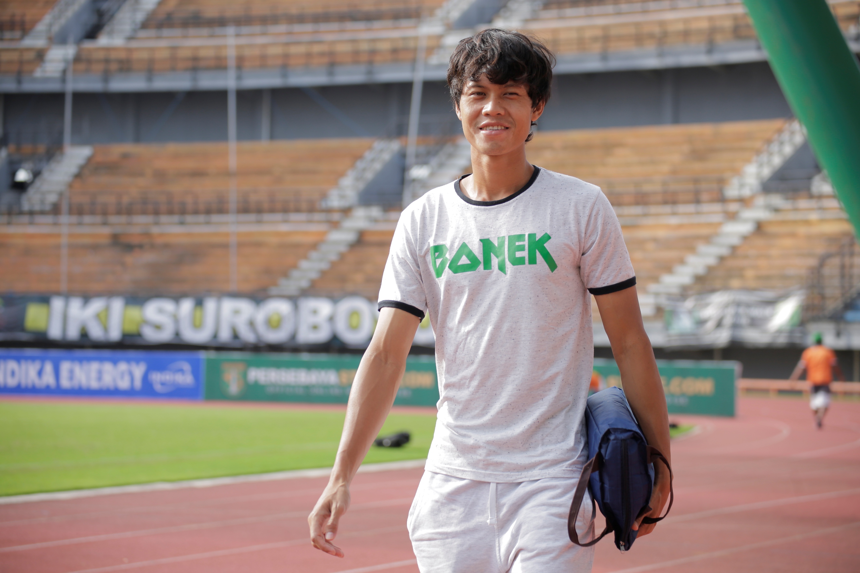 Striker Persebaya, Rishadi Fauzi. (foto: hrs/ngopibareng)