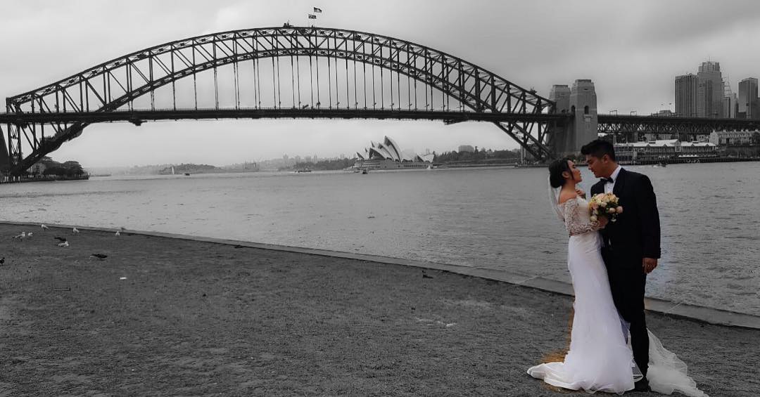 Ayu Ting Ting dan Boy William ketika syuting di Sydney. (Instagram @ivan_gunawan)