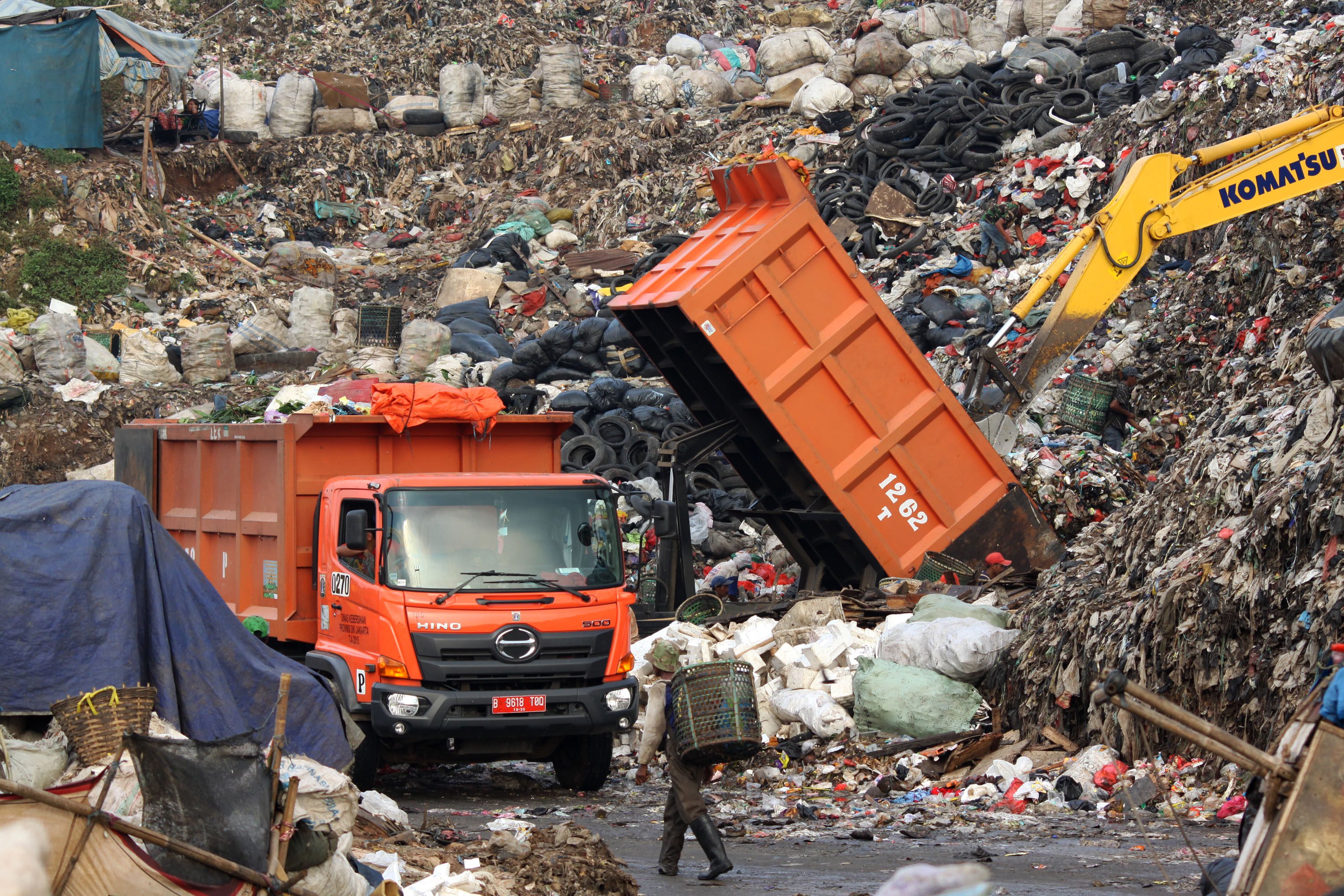 Sampah. (Foto: Antara)