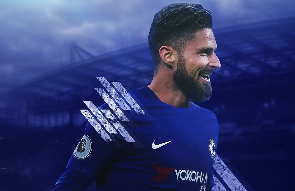 Resmi Olivier Giroud kini berseragam Chelsea 