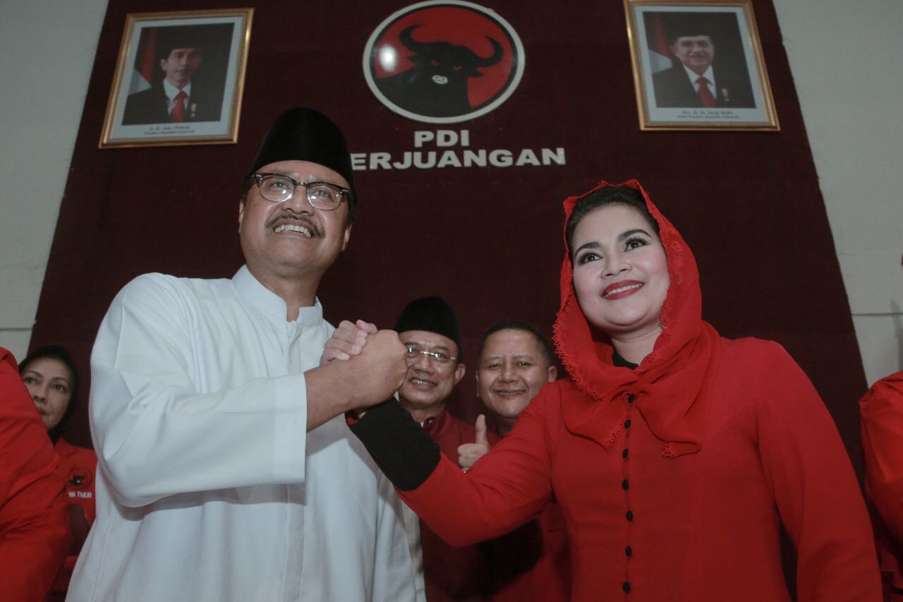 Saifullah Yusuf dan Puti Soekarno. (Foto : ngopibareng.id)