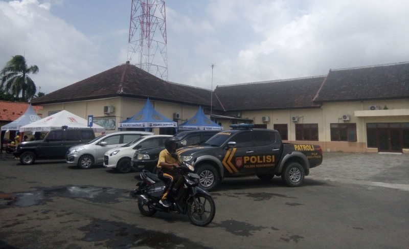 Lengang, Mapolres Sampang Sabtu hari ini. foto:widikamidi