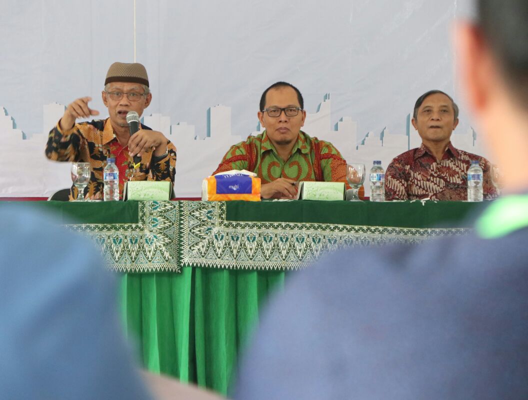 PENDIDIKAN: Haedar Nashir pada program orientasi Muhammadiyah Scholarship Preparation Program (MSPP) Batch II di Pusbang Muhammadiyah Kaliurang, Yogyakarta. (foto: ist)