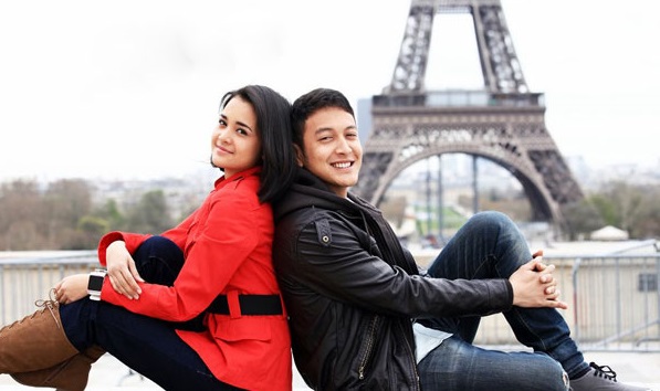 Pemeran Utama London Love Story, Michelle Ziudith dan Dimas Anggara.