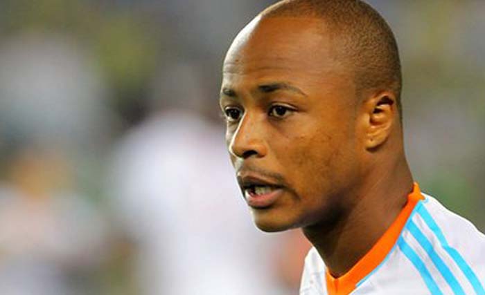 Andre Ayew, pemain Swansea asal Ghana, Afrika. (foto: alchetron)
