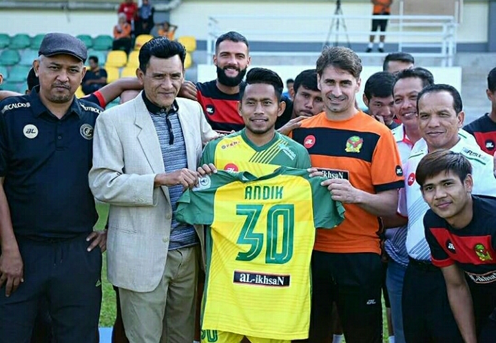 Andik Vermansah memilih nomor punggung tak lazim di Liga Malaysia. Foto:dok