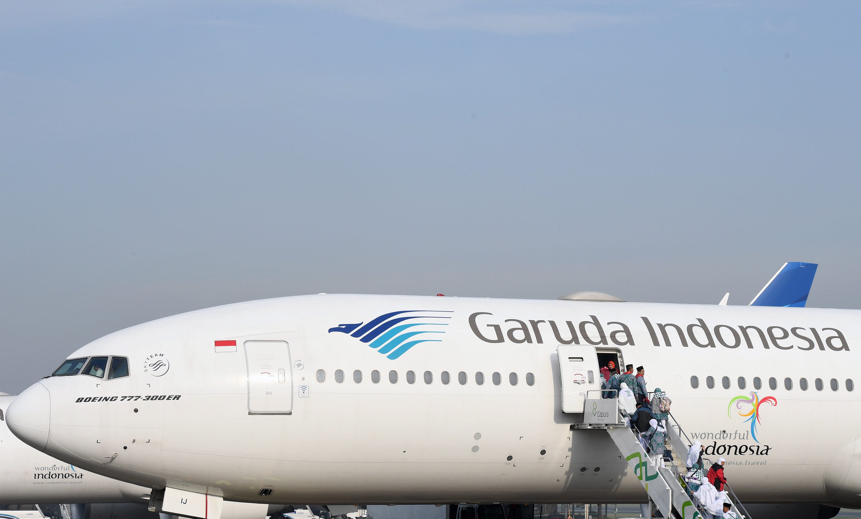 Garuda Indonesia. (Foto: Antara)