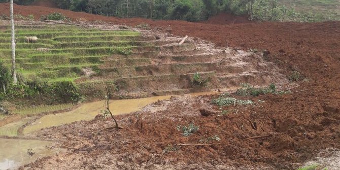 Longsor di Brebes Jawa Tengah. (Foto: Istimewa)