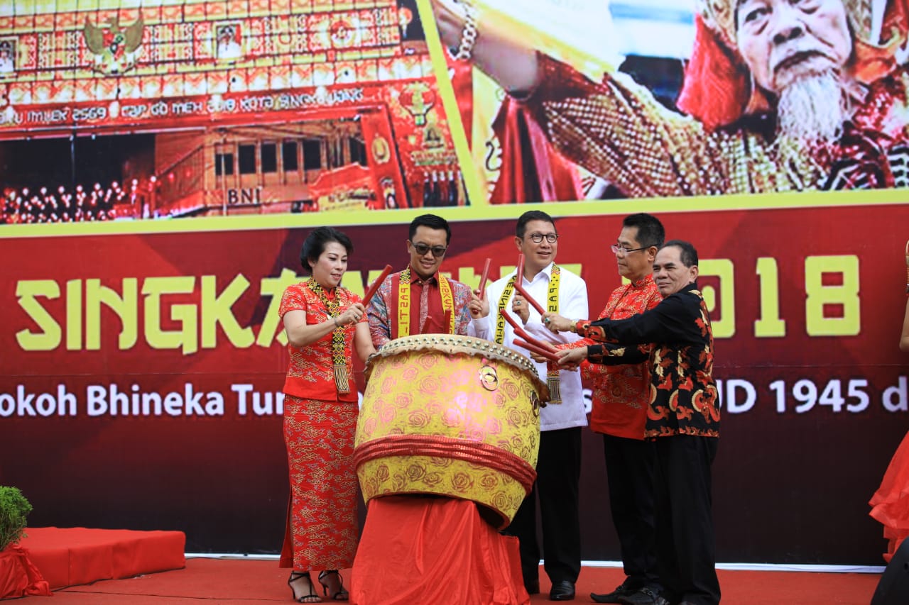 Dibuka dengan genderang kemeriahan. Foto:Kemenpar