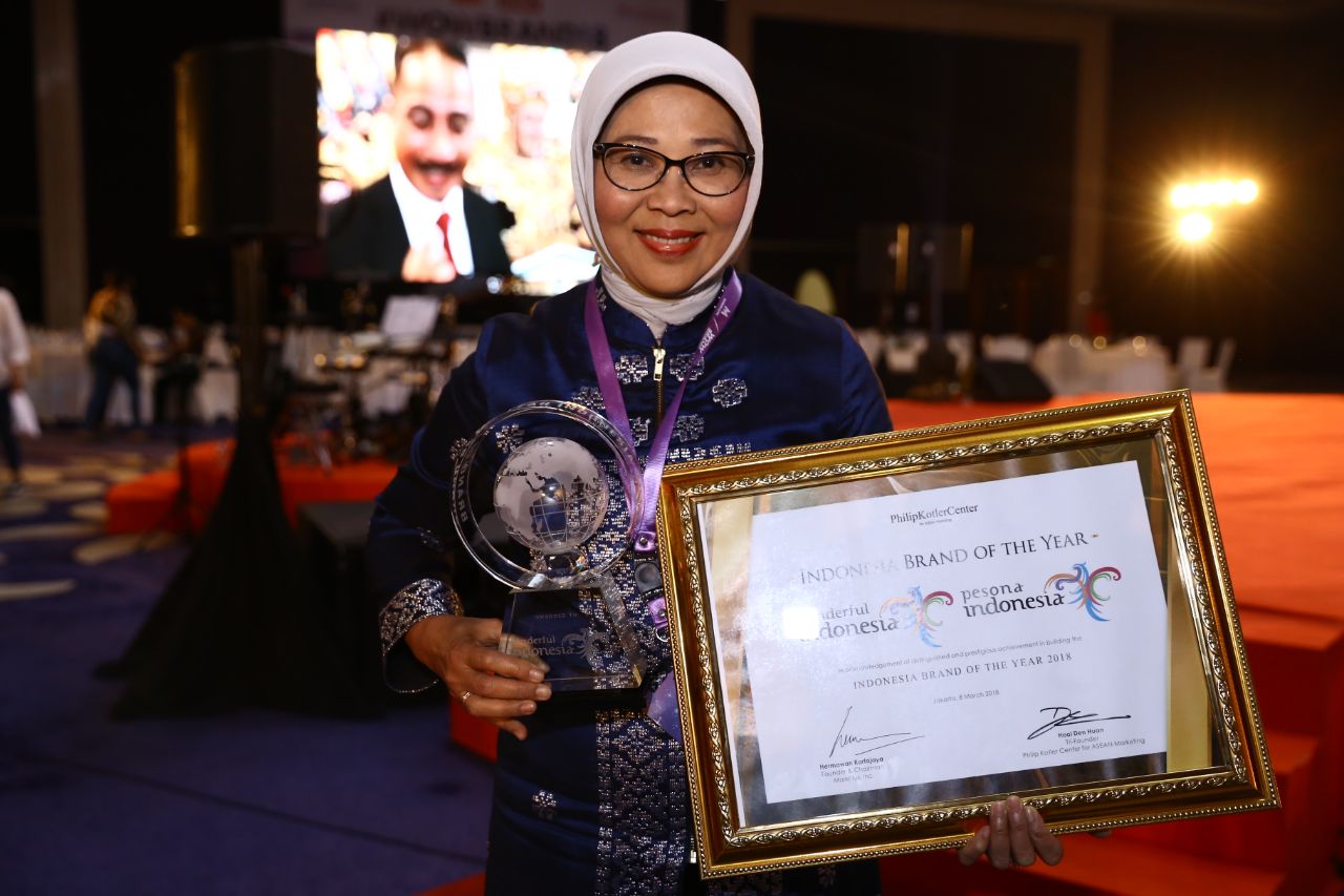 Brand terbaik 2018. Foto:Kemenpar