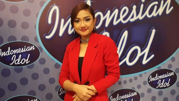 Marion Jola di ajang pencarian bakat Indonesian Idol 2018.