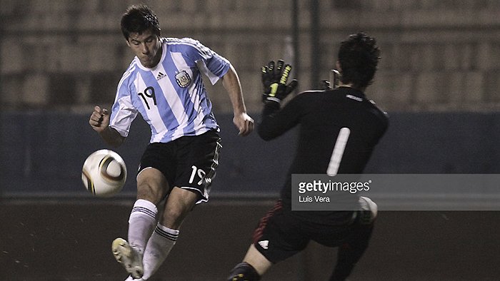 Jonathan Bauman ketika membela Timnas Argentina. foto:gettyimages