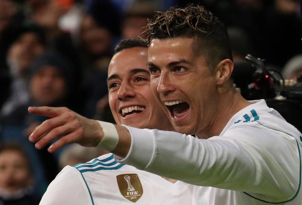 Ronaldo memborong empat gol. foto:reuters