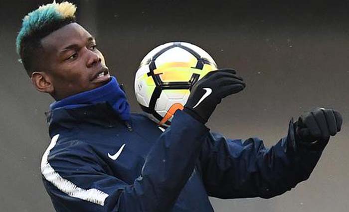 Gelandang Manchester United, Paul Pogba ingin bermain bersama Neymar. (foto: calciomercato.com)