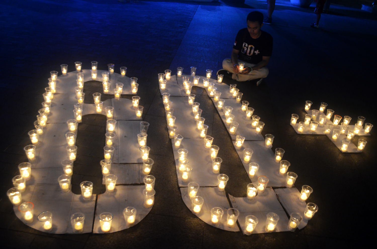 Ilustrasi Earth Hour. (Foto: Antara)