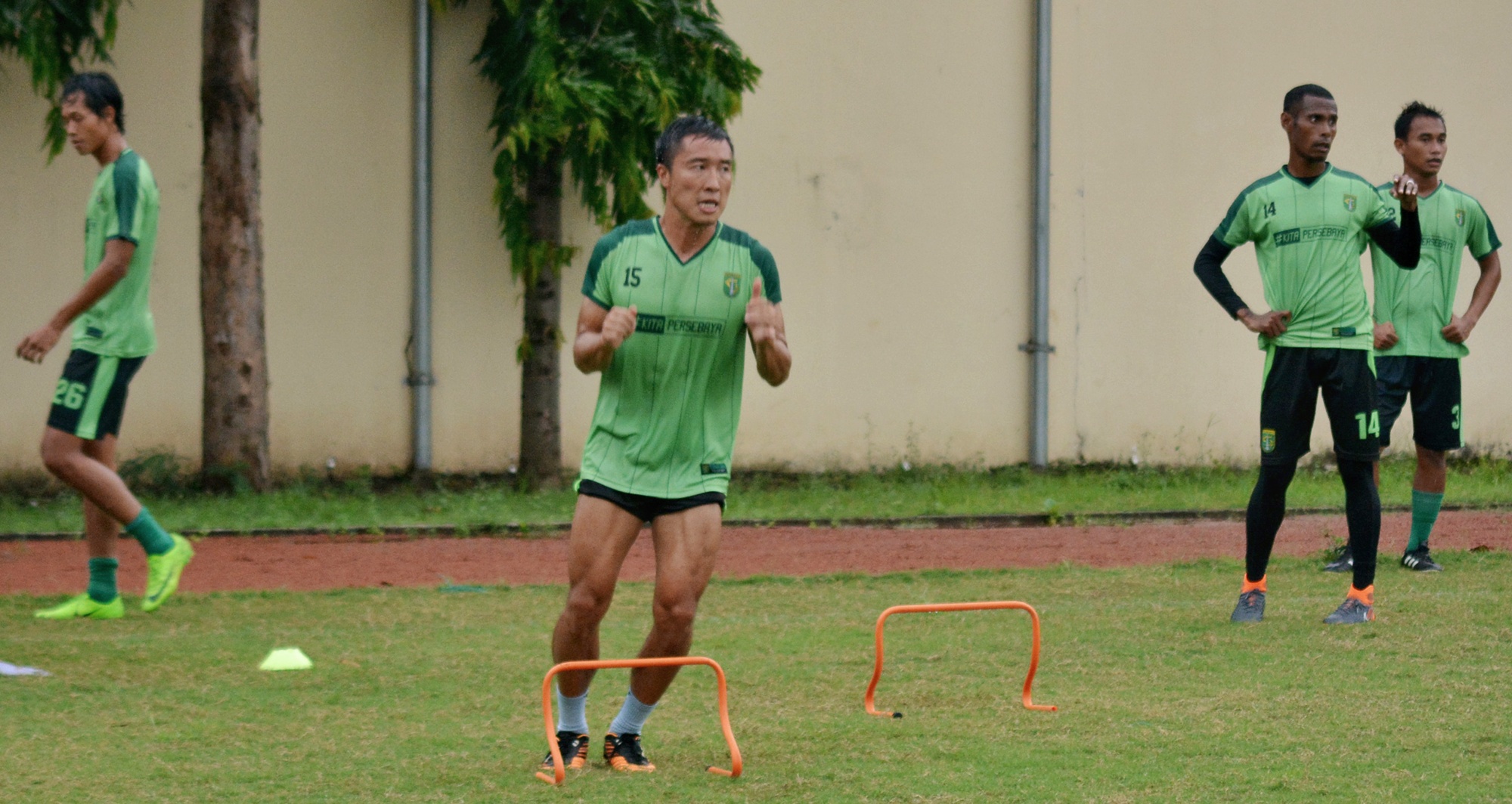 Pemain Persebaya, Arthur Irawan siap diturunkan hadapi Perseru.