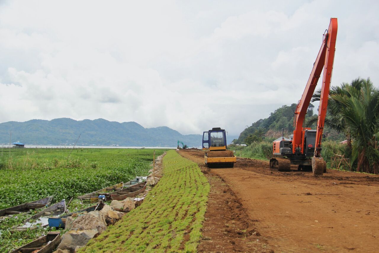 Kementrian RUPR merevitalisasi akses jalan menuju danau dan bendungan. (Foto: Istimewa)
